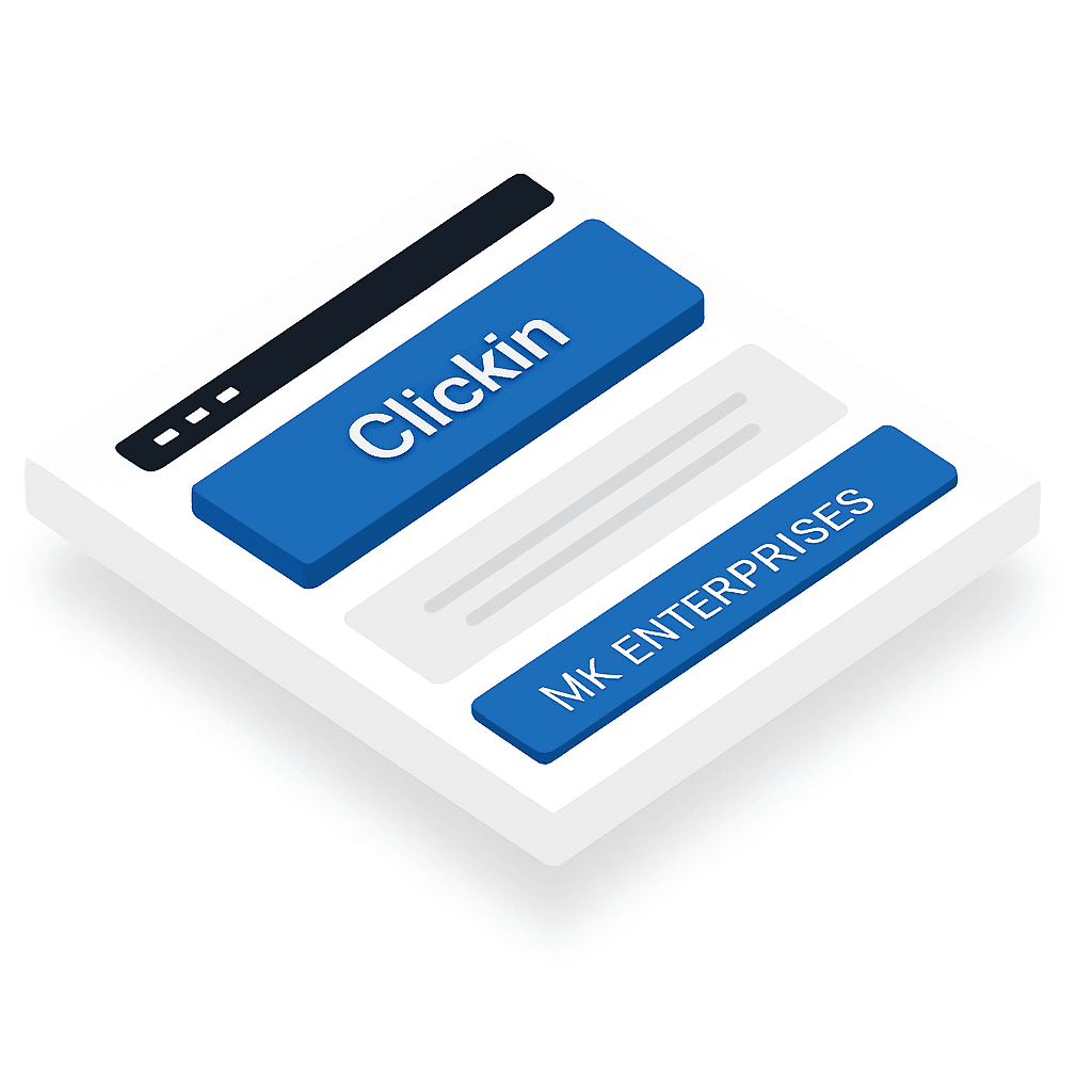Clickin web design India and website development India services