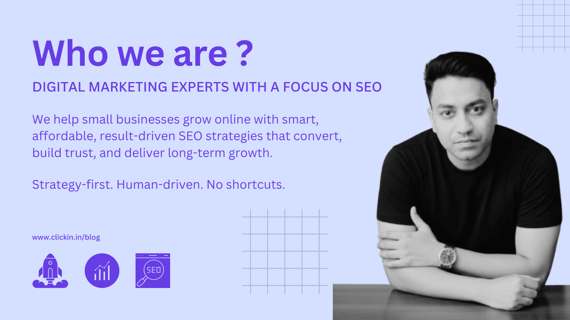 Mustakim Khan SEO expert and founder of Clickin helping businesses grow with conversion-focused SEO strategies